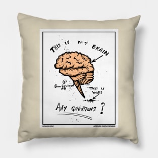 This is my brain Pillow