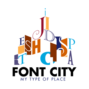 Font City - My Type of Place light T-Shirt