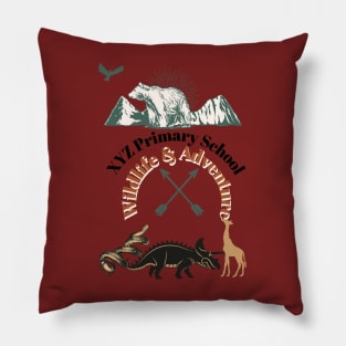 Adventurous school trip Pillow