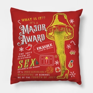 It's A Major Award Leg Lamp  A Christmas Story Pillow