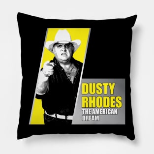 dusty rhodes Pillow