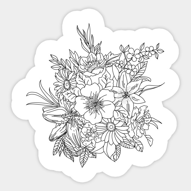 Download Elegant Hand drawn floral doodles design - Flower ...