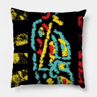 Art Of Jazz Bass Player Pillow