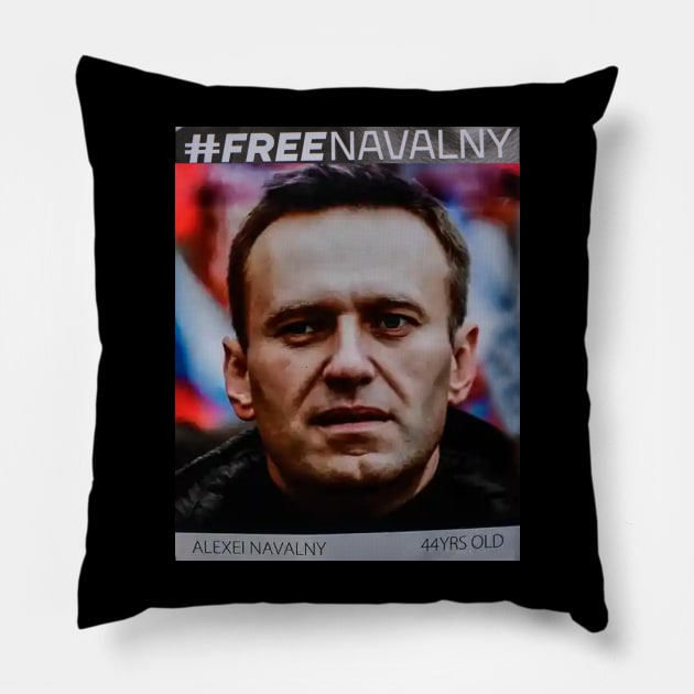 navalny Pillow by Brown777