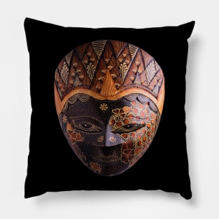 batik masks Pillow