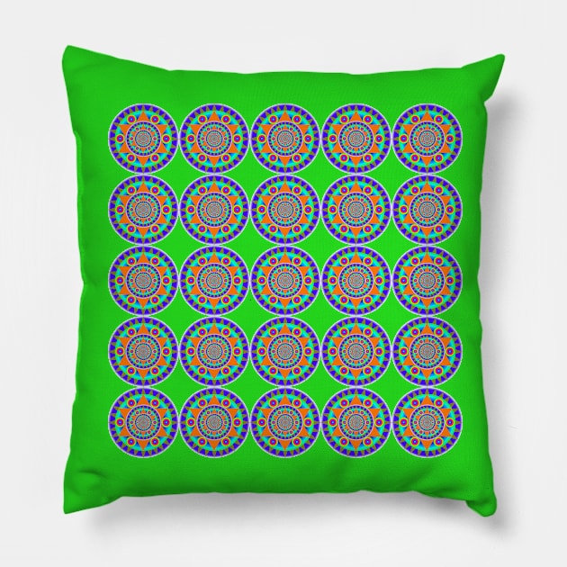 wallpaper pattern 12 Pillow by "Ekaa Digi Arts"