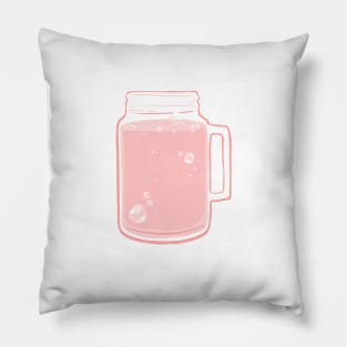 pink drink Pillow