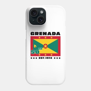 Grenada 50th Independence Day Grenadian Pride Grenada Flag Phone Case