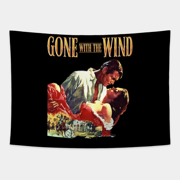 Gone with the Wind V3 Tapestry by Hoang Bich