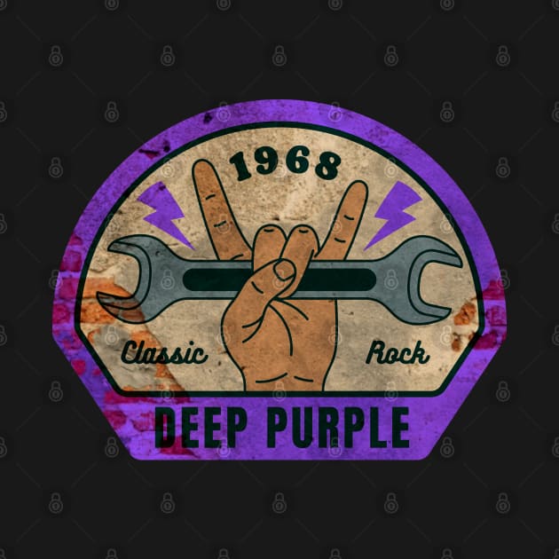 Deep Purple // Wrench by OSCAR BANKS ART