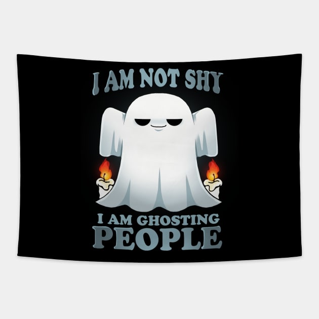 Ghosting People Tapestry by Vallina84