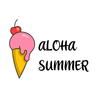 Aloha summer hello summer T-Shirt