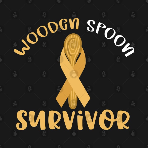 Wooden Spoon Survivor ribbon by TomCage