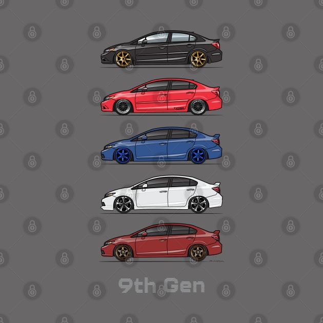 Five 9th Gen. by JRCustoms44