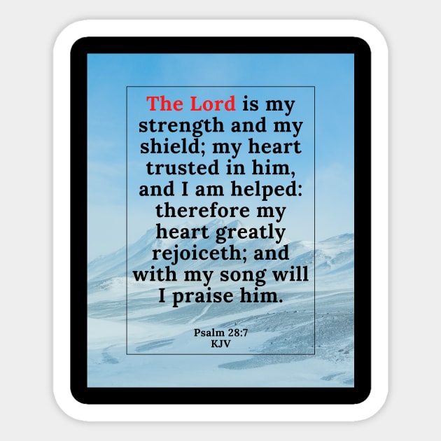 Psalm 28: 7 Colorable Stickers [Book]