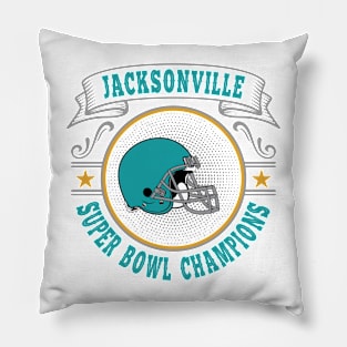 Jacksonville Super Bowl Champions Pillow