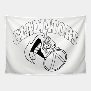 Gladiator Mascot Tapestry