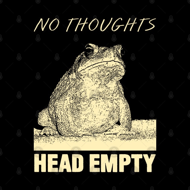 No thoughts Frog by giovanniiiii