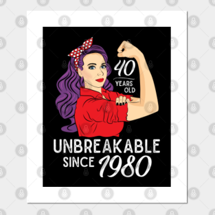 40th Posters And Art Prints Teepublic