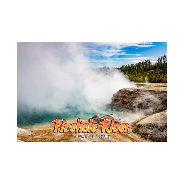 Firehole River Yellowstone by Gestalt Imagery