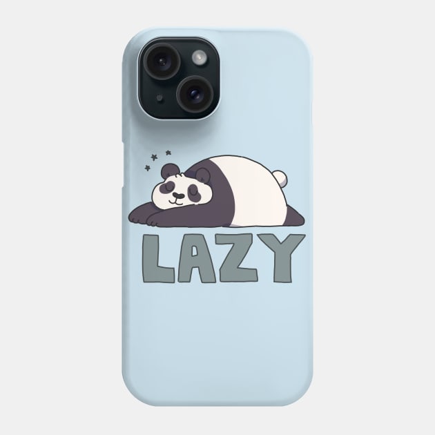 Lazy Panda Phone Case by goccart