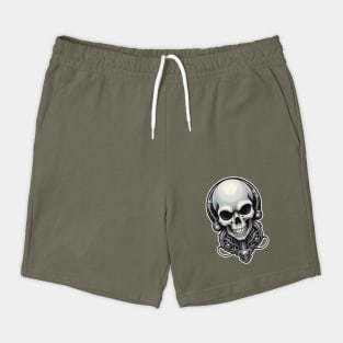 Retro Techno Skull 3 Shorts
