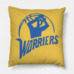 Golden State Worriers Basketball Pillow