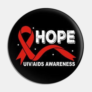 World Aids Day Costume Aids Hope HIV/AIDS Awareness Pin