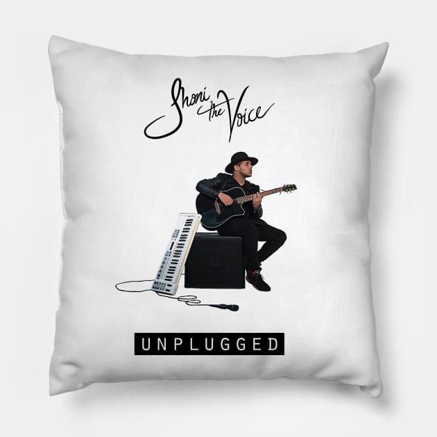 Jhoni The Voice "Unplugged" Album Tee Pillow by jhonithevoice