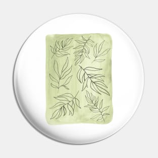 Green leaves 2 Pin