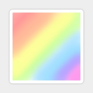 Rainbow pattern Magnet