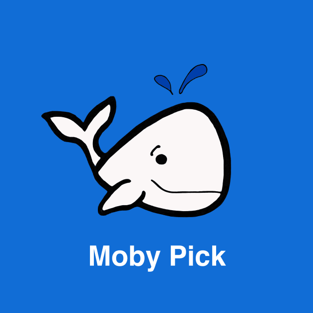 Moby Pick - Guitar Pick Whale by alittlebluesky