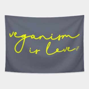 Veganism is Love Tapestry