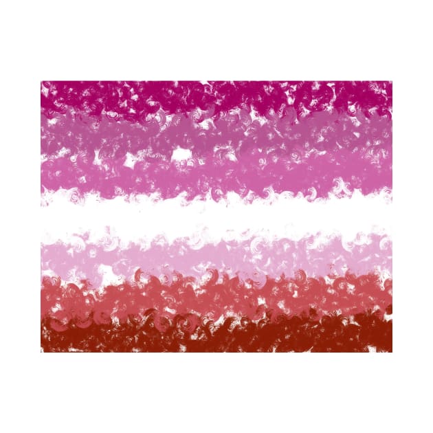 Lesbian Swirls Flag Design by PurposelyDesigned