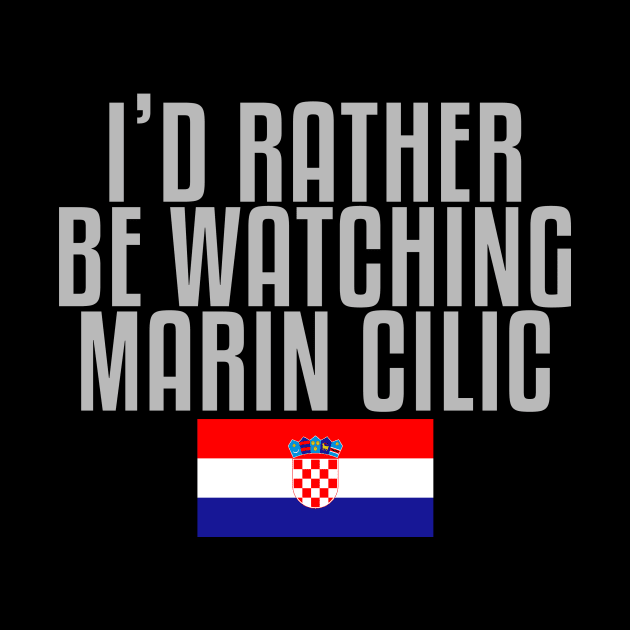 I'd rather be watching Marin Cilic by mapreduce