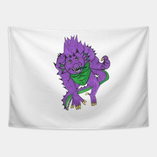 Barney the Fire Lizard Tapestry