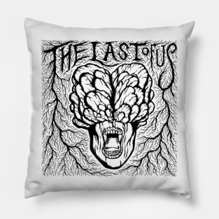 The last of us - Metal Band style - Black ink version. Pillow