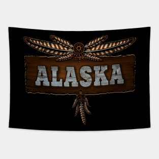 Alaskan People Tapestry
