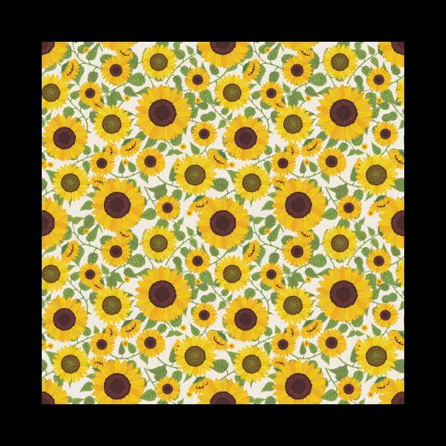 Sunflower Pattern by aquariart