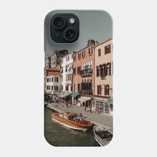 Pink Buildings Venice Architecture Photography Phone Case