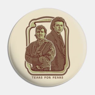 Tears For Fears - Retro Style Pin