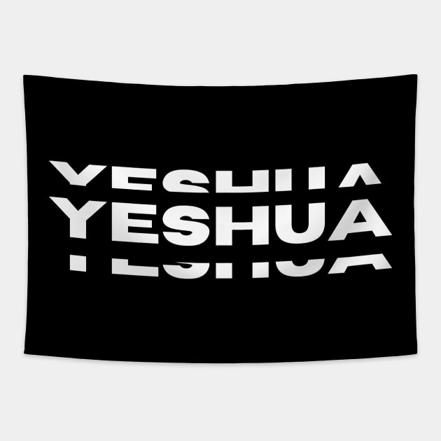 Yeshua | Christian Typography Tapestry by All Things Gospel