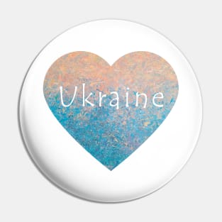 Ukraine in my Heart Pin