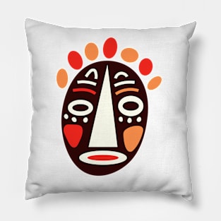 African Mask Pillow