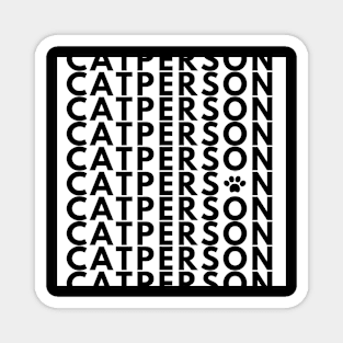 Cat person tshirt Magnet