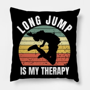 Long Jump Funny Pillow