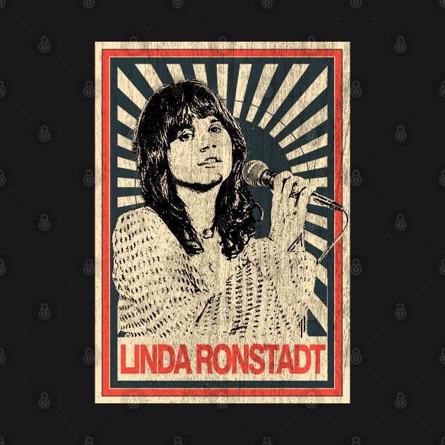 Vintage Poster Linda Ronstadt 1977s by Odd Even