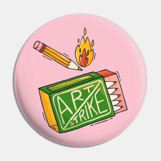 Art Strike Pin