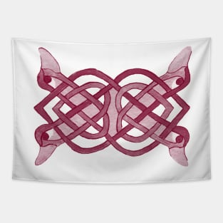 Purple Duck Celtic Tracery Tapestry