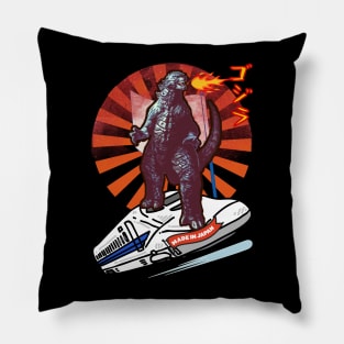 Funny Godzilla - Godzilla Proudly Made in Japan Pillow